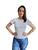 Kit 2 Camisetas Feminina Algodão Camisa Baby Look Basicas Lindas  Branco