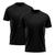 Kit 2 Camisetas Masculina Basica Dry Fit Academia Uv +50 Preto