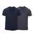 Kit 2 Camisetas Masculina Basicas de Algodão Marinho chumbo