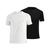Kit 2 Camisetas Masculina Lisa Premium Em Algodão Básica Plus Size T-shirt Preto, Branco