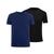 Kit 2 Camisetas Masculina Lisa Premium Em Algodão Básica Plus Size T-shirt Preto, Marinho