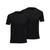 Kit 2 Camisetas Masculina Lisa Premium Em Algodão Básica Plus Size T-shirt Preto