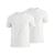 Kit 2 Camisetas Masculina Lisa Premium Em Algodão Básica Plus Size T-shirt Branco