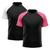 Kit 2 Camisetas Masculina Raglan Dry Fit Proteção Solar UV Branco, Rosa