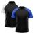 Kit 2 Camisetas Masculina Raglan Dry Fit Proteção Solar UV Azul, Branco