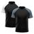 Kit 2 Camisetas Masculina Raglan Dry Fit Proteção Solar UV Branco, Cinza