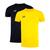 Kit 2 Camisetas Penalty X Masculina Preto, Amarelo