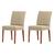 Kit 2 Capas de Cadeira Malha Lisa ou Estampada Decorativa Elegante Elástica Ajustável Elegante Bonita Palha 442893