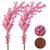 Kit 2 Cerejeira Curva Japonesa Cores  Artificial Sem Vaso Decor Pink