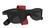 Kit 2 Clips Porta Óculos Veicular Suporte Quebra Sol Vermelho