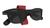 Kit 2 Clips Porta Óculos Veicular Suporte Quebra Sol 3D-046-Vermelho
