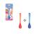 Kit 2 Colheres Termo Sensivel Bebe Alimentação Infantil - Colher Com Sensor de Temperatura Azul-Rosa