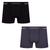 Kit 2 cueca boxer box microfibra  selene masculina original Preta com chumbo