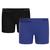 KIT 2 Cueca Infantil Boxer Kids Microfibra Sem Costura Lupo Preto, Azul nautico