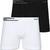 Kit 2 Cuecas Boxer Lupo Original Em Microfibra Sem Costura Adulto Box Masculina Atacado 436 1 preta, 1 branca