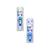 Kit 2 escovas mam de dentes macia infantil para bebes massageadora cabo ergonomico Azul 5, , Azul 6