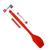 Kit 2 Espátula de Silicone cabo longo 30 cm Mexer Cozinhar vermelho