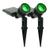 Kit 2 Espeto Refletor Led Spot Solar Externo Jardim 10lm Verde