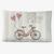 Kit 2 Fronhas Para Travesseiro Estampada 68cm x48cm Infantil Bicicleta Vintage