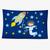 Kit 2 Fronhas Para Travesseiro Estampada 68cm x48cm Infantil Astronauta