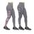 Kit 2 legging adulto feminina fitness academia cós alto escrita lateral básica Cinza