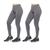 Kit 2 leggings feminina adulto lisa basica suplex fitness uniforme academia ginástica trabalho Cinza
