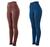 Kit 2 leggings montaria plus size peluciada AZUL AZUL G3 Marrom azul