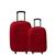 Kit 2 Malas Viagem P 10Kg + M 23Kg Tecido Mundi Itália MD2250 Vermelho