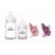 Kit 2 Mamadeiras Classic 125ml + 260ml + Soothie 0-3meses Philips Avent rosa