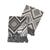 Kit 2 Mantas Xale para Sofá Poltrona Cama em Jacquard 1,40x1,60m Decorativa Luxo Agra Cinza