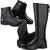 Kit 2 Pares Bota Casual Dhl Cano Longo e Cano Curto Preto Preto