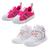 Kit 2 Pares De Tênis Infantil Menina Estiloso Gatinha Pink/Branco Gatatuya Pink, Branco