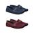 KIT 2 Pares Mocassim Sapatilha Masculina Ideal para o dia a dia com o melhor preço Azul, Vinho