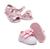 Kit 2 Pares Tênis de bebê + Sandália Infantil Menina Verão Baby kids Tenis rosa, Sandália rosa