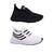 Kit 2 Pares Tênis Esportivo Masculino Marathon New Fast 33Y Branco, Preto