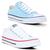 Kit 2 Pares Tenis Kalum Femino All Authentic Star Tradicional Branco, Azul