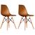 Kit 2 peças cadeira charles eames wood design dsw BRONZE