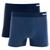 Kit 2 Peças Cueca Boxer Mash Masculina Microfibra Azul escuro