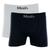 Kit 2 Peças Cueca Mash Boxer Sem Costura Microfibra Preto 02