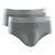 Kit 2 Peças Cueca Slip Mash Masculina Microfibra Cinza médio