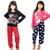 Kit 2 Pijamas Longos Infantil Meninas Inverno Estampado Variadas