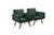 Kit 2 Poltronas 1 Lugar Anabelle Unidecor Verde