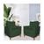 Kit 2 Poltronas Decorativa Suede Comfort Plus RLS Decor Verde