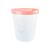 Kit 2 Potes Copo Alto Plástico com Tampa Porta Condimentos Organizador - Maximaplast Rosa