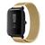 Kit 2 Pulseiras em Metal / Aço - Magnética compatíveis com Amazfit GTS / GTS 2 / GTS 2e / GTS 2 mini Gold//collorfull