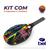 Kit 2 Raquetes De Beach Tennis Bel Fix + Bolinha  Vermelho