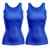 KIT 2 Regata Feminina Fitness Térmica Treino Academia Exercício Funcional Esportiva Mulher Girl Corpo Premium Azul