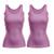 KIT 2 Regata Feminina Fitness Térmica Treino Academia Exercício Funcional Esportiva Mulher Girl Corpo Premium Rosa