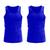 KIT 2 Regata Térmica Masculina Esportiva Academia Exercício Funcional Musculação Dry Fit Corrida Proteção Solar Azul