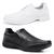 Kit 2 Sapato Masculino Área da Saúde Branco Ultra Confort Preto, Branco